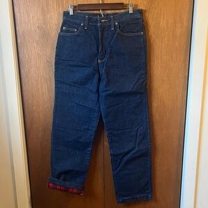 Straight Jeans lined on the inside  - Deep Blue